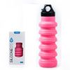 500ML Large Capacity Silicone Sports Water Bottle Outdoor Folding Water Cup For Climbing Travel - as picture2