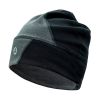 Lightweight Beanie Hat Softer Warm Color block Slouchy Beanie 2 wearing Skull Caps - DK Grey/Black