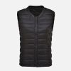 Women's Ultra Light Duck Down Vest Autumn Winter Warm Round Collar Sleeveless Coat 2019 Light Weight Korean All Match Thin Vests - Black - XXL