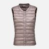 Women's Ultra Light Duck Down Vest Autumn Winter Warm Round Collar Sleeveless Coat 2019 Light Weight Korean All Match Thin Vests - khaki - L