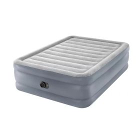 20" Dura-Beam Deluxe Raised Air Bed Mattress with Internal Pump;  Twin | Queen - Twin