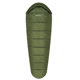 Mummy Sleeping Bag Camping Sleeping Bags for Adults Outdoor Soft Thick Water-Resistant Moisture-proof - Olive Green