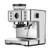 coffee grinding machine.  20Bar 1 cup / 2 cup mechanical button + instrument number, 2300W, steam type, powder hammer 58mm, 30 level grinding setting