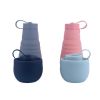 500ml Large Capacity Silicone Folding Water Bottle High Temperature Resistance Outdoor Sports Bottle Travel Portable Cup - 500ML - 01