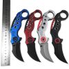 Outdoor Wilderness Survival Small Straight Knife Hunting Knife Pocket Knife - As pic show - Style B