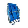 Backpack Steel Beach Chair - Blue - Blue