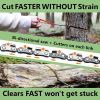 11/33 Teeth Survival Chain Saw Hand ChainSaw Hand Steel Wire Saw Outdoor Wood Cutting Emergency Wire Kits Camping Hiking Tool - 33 Teeth